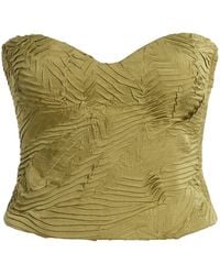 Ulla Johnson - Heleen Satin Sweetheart Bustier Top - Lyst
