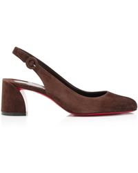 Christian Louboutin - So Jane 55Mm Veau Velours Slingback Pumps - Lyst