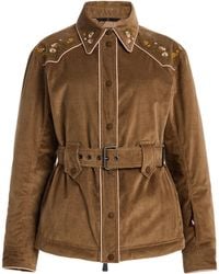 Moncler - Olonne Corduroy Down Shirt Jacket - Lyst