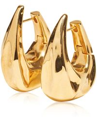 Khaite - Olivia Medium 18k Gold-plated Earrings - Lyst