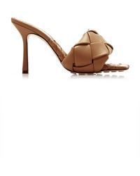 Bottega Veneta - The Lido Intrecciato Leather Sandals - Lyst