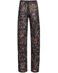 Dries Van Noten - Pachas Printed Straight-Leg Pants - Lyst