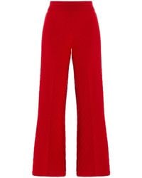 High Sport - Exclusive Harry Cotton-Blend Knit Cropped Wide-Leg Pants - Lyst