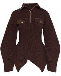 Zimmermann - Valiant Utility Wool-Blend Sweater - Lyst