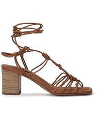 Ulla Johnson - Leyna Knotted Leather Sandals - Lyst