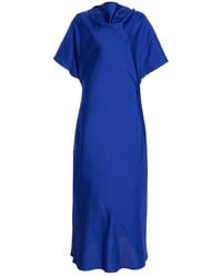 Rohe - Draped Silk Dress - Lyst