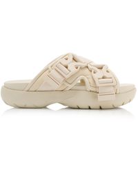 Bottega Veneta - Buckled Nylon Slide Sandals - Lyst