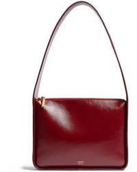 KHAITE - Lori Crackled Patent Leather Squared Bag - Lyst