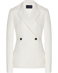 Proenza Schouler - Marine Double-Breasted Bi-Stretch Jacket - Lyst