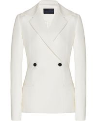 Proenza Schouler - Marine Double-Breasted Bi-Stretch Jacket - Lyst