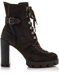 Christian Louboutin - New Macademia 100Mm Leather Ankle Boots - Lyst
