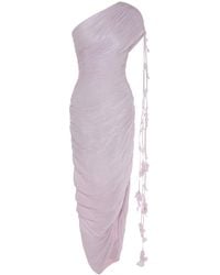 Marmar Halim - Asymmetric Ruched Maxi Dress - Lyst