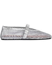 Alaïa - Fishnet Ballerinas - Lyst
