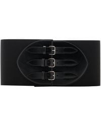 Alaïa - Elastic Leather Corset Belt - Lyst