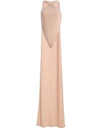 The New Arrivals Ilkyaz Ozel - Exclusive Yoko Jersey Cape Bodysuit - Lyst