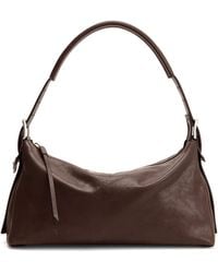 Lemaire - Belted Leather Baguette Bag - Lyst