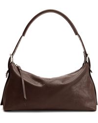 Lemaire - Belted Leather Baguette Bag - Lyst