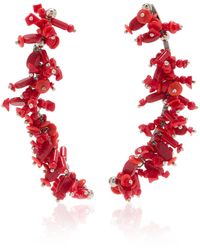 Dries Van Noten - Beaded Glass Drop Earrings - Lyst