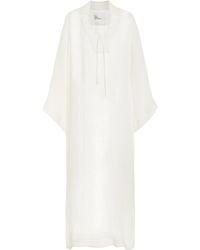 Lisa Marie Fernandez - Linen-blend Gauze Tunic Caftan - Lyst