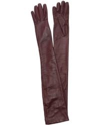 TOTEME - Extra-long Leather Gloves - Lyst