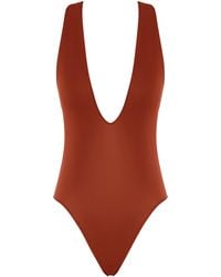 Zimmermann - Luna Jersey Bodysuit - Lyst