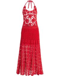 Akoia Swim - Fernanda Crocheted Cotton Maxi Dress - Lyst