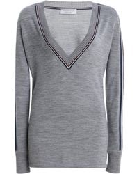 Gabriela Hearst - Byrne V-Neck Wool-Cashmere Sweater - Lyst