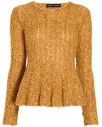 Proenza Schouler - Joelle Long Sleeve Mohair-Blend Top - Lyst