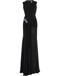 Alex Perry - Cut-Out Draped Jersey Gown - Lyst