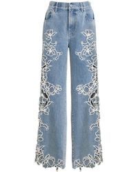 Jonathan Simkhai - Porter Rigid Mid-rise Wide-leg Jeans - Lyst