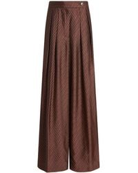 Dries Van Noten - Pamplona Pleated Wide-Leg Pants - Lyst