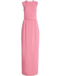 Emilia Wickstead - Juulia Crepe Maxi Dress - Lyst
