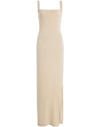 Anemos - Square-Neck Jersey Maxi Tank Dress - Lyst