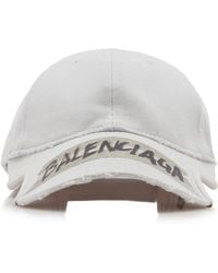 Balenciaga - Logo-Embellished Cotton Cap - Lyst