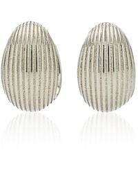 Sophie Buhai - Reversible Hinged Sterling Hoop Earrings - Lyst