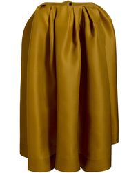 KHAITE - Adara Silk Twill Organza Maxi Skirt - Lyst