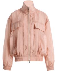 Frankie Shop - Drea Sheer Bomber Jacket - Lyst