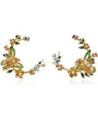 Anabela Chan - Orchard Garland 18k Yellow Gold Multi-gem Earrings - Lyst