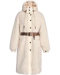 Moncler - Blavet Long Teddy Coat - Lyst