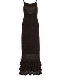 【Staud】 Tiered ruffled maxiドレス Staud Tiered ruffled maxi dress Staud