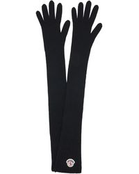 Moncler - Knit Wool Gloves - Lyst