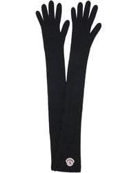 Moncler - Knit Wool Gloves - Lyst