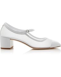 Aeyde - Aline Mesh Mary Jane Pumps - Lyst