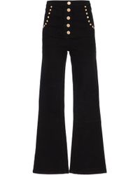 Alice McCALL There You Go Flare Button Pant - Black