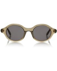 Loewe - Epsilon Slim Round-frame Acetate Sunglasses - Lyst