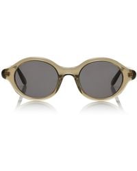 Loewe - Epsilon Slim Round-frame Acetate Sunglasses - Lyst