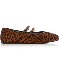 Prada - Double Strap Ballet Flats - Lyst