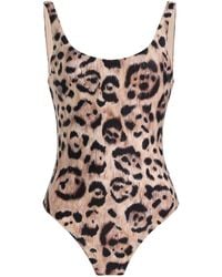 Agua Bendita - Gema Leopard-Print One-Piece Swim Suit - Lyst