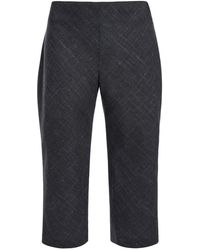 Christopher Esber - Banyan Wool-Linen Capri Pants - Lyst