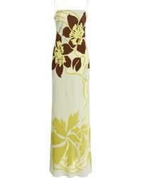 SIR. - Amaia Floral Silk Maxi Slip Dress - Lyst